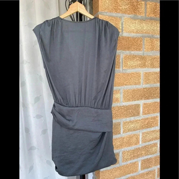 Iro ariella draped satin mini dress sz 4 - Picture 10 of 11